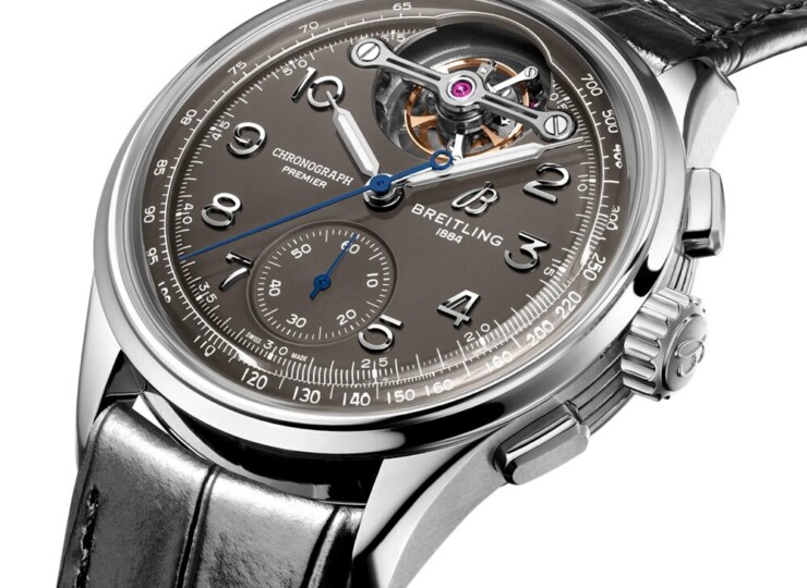 BREITLING プレミエ B21 クロノグラフ トゥールビヨン 42 ガストン・ブライトリング アンスラサイト文字盤 JB2120A61B1P1