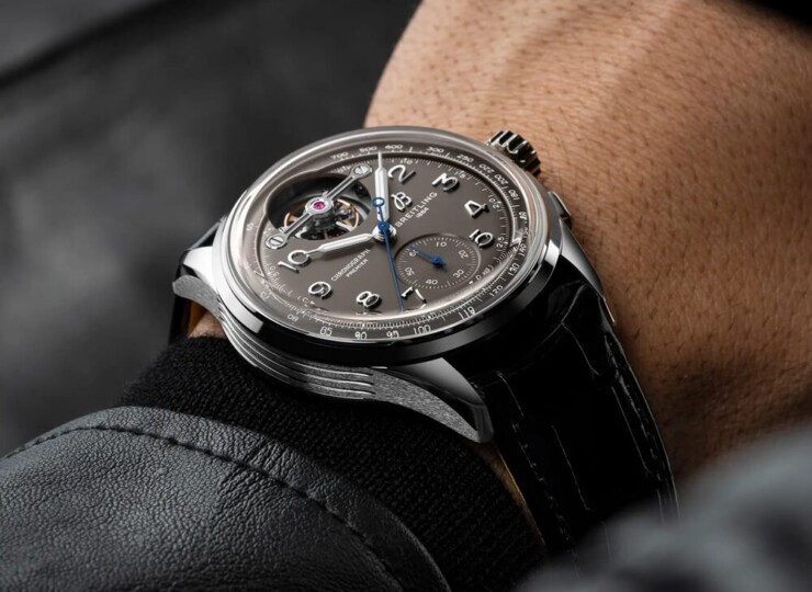 BREITLING プレミエ B21 クロノグラフ トゥールビヨン 42 ガストン・ブライトリング アンスラサイト文字盤 JB2120A61B1P1