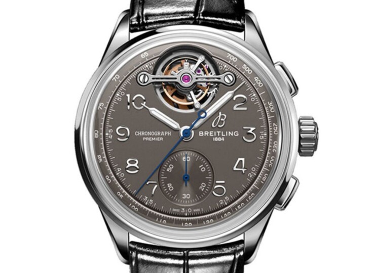 BREITLING プレミエ B21 クロノグラフ トゥールビヨン 42 ガストン・ブライトリング アンスラサイト文字盤 JB2120A61B1P1