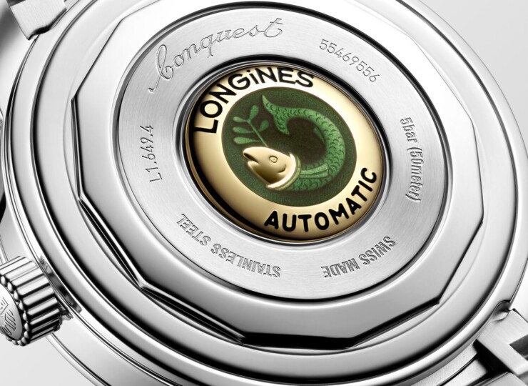 LONGINES コンクエスト ヘリテージ 38mm ブラックラッカー「ポリッシュ」文字盤 L1.649.4.52.6