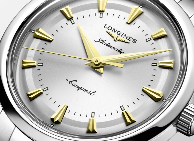 LONGINES コンクエスト ヘリテージ 38mm シルバー文字盤 L1.649.4.72.6