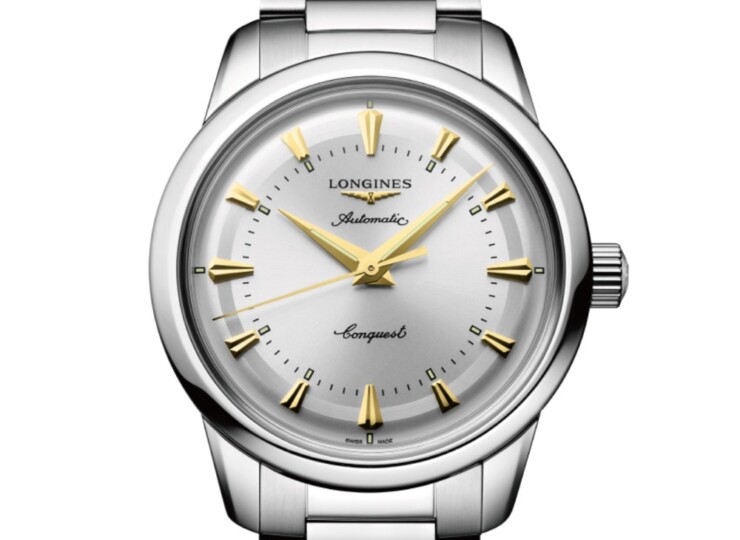 LONGINES コンクエスト ヘリテージ 38mm シルバー文字盤 L1.649.4.72.6