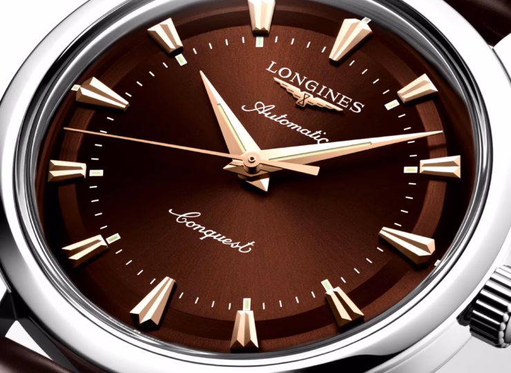 LONGINES コンクエスト ヘリテージ 40mm ブラウン文字盤 L1.650.4.62.2