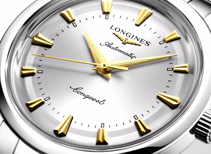 LONGINES コンクエスト ヘリテージ 40mm シルバー文字盤 ステンレススティール ブレスレット L1.650.4.72.6