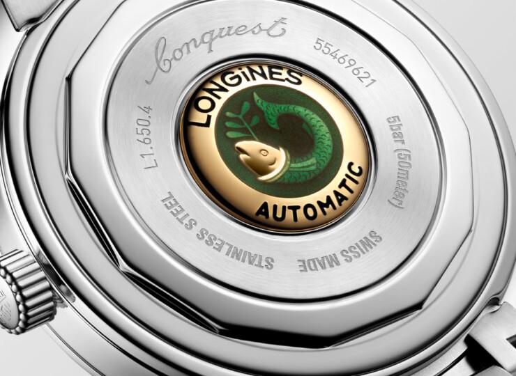LONGINES コンクエスト ヘリテージ 40mm シルバー文字盤 ステンレススティール ブレスレット L1.650.4.72.6