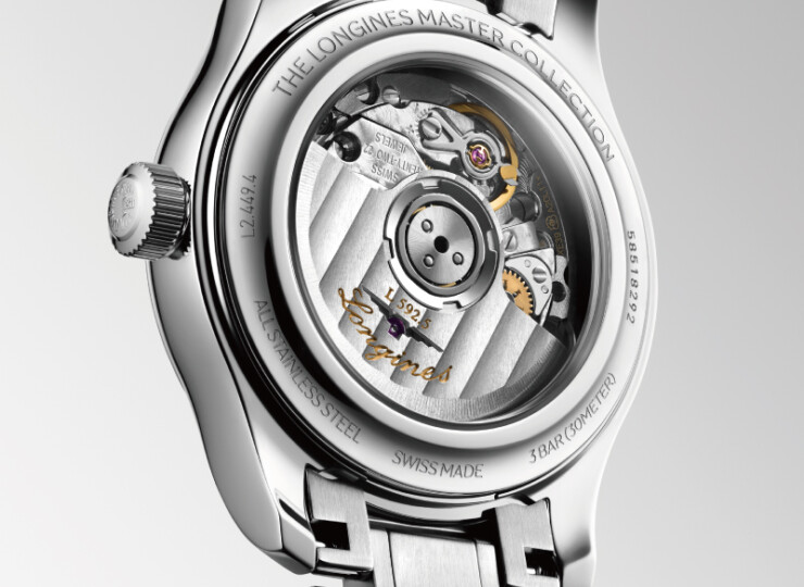 LONGINES マスターコレクション 30mm サンレイ ブルー文字盤 L2.449.4.97.6