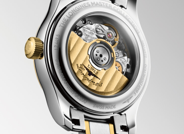 LONGINES マスターコレクション 30mm ホワイト マザーオブパール文字盤 ステンレススチール&18KイエローゴールドGC200 L2.449.5.87.7