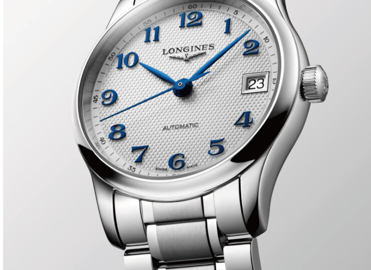 LONGINES マスターコレクション 34mm シルバー「バーリーコーン」文字盤 L2.450.4.73.6