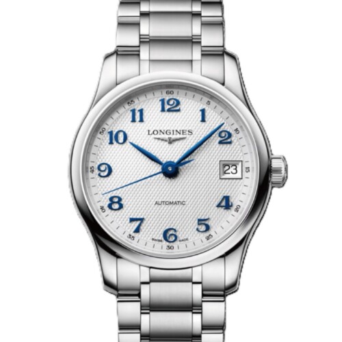 マスターコレクション 34mm シルバー「バーリーコーン」文字盤