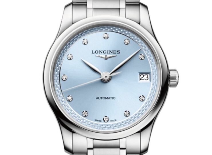 LONGINES マスターコレクション 34mm サンレイ ブルー文字盤 L2.450.4.97.6