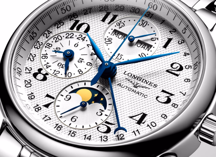 LONGINES マスターコレクション クロノグラフ 40mm シルバー「バーリーコーン」文字盤 ステンレススティール ブレスレット L2.673.4.78.6