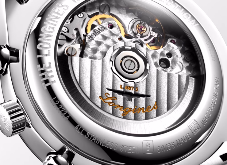 LONGINES マスターコレクション クロノグラフ 42mm シルバー「バーリーコーン」文字盤 ステンレススティール ブレスレット L2.773.4.78.6