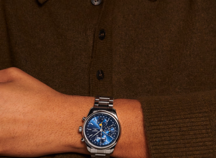 LONGINES マスターコレクション クロノグラフ 42mm ブルー「サンレイ」文字盤 L2.773.4.92.6