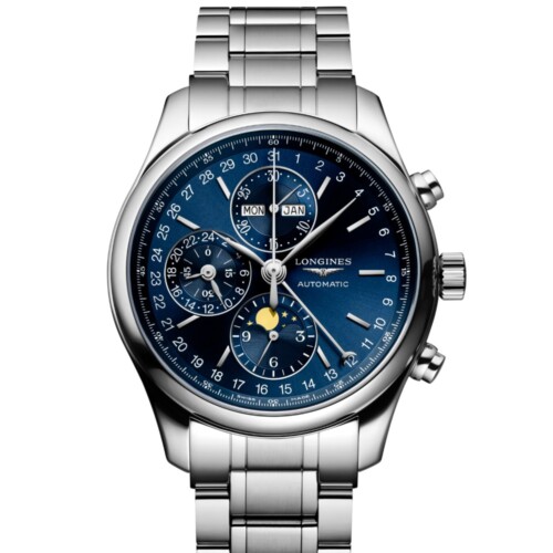 マスターコレクション クロノグラフ 42mm ブルー「サンレイ」文字盤