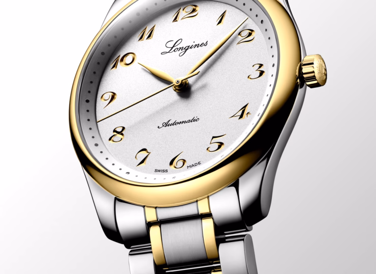 LONGINES マスターコレクション 40mm シルバー文字盤 ステンレススチール&18KイエローゴールドGC200 L2.793.5.72.7