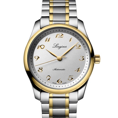 マスターコレクション 40mm シルバー文字盤 ステンレススチール＆18KイエローゴールドGC200