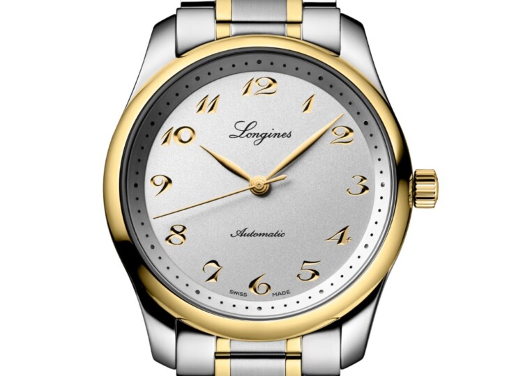 LONGINES マスターコレクション 40mm シルバー文字盤 ステンレススチール&18KイエローゴールドGC200 L2.793.5.72.7