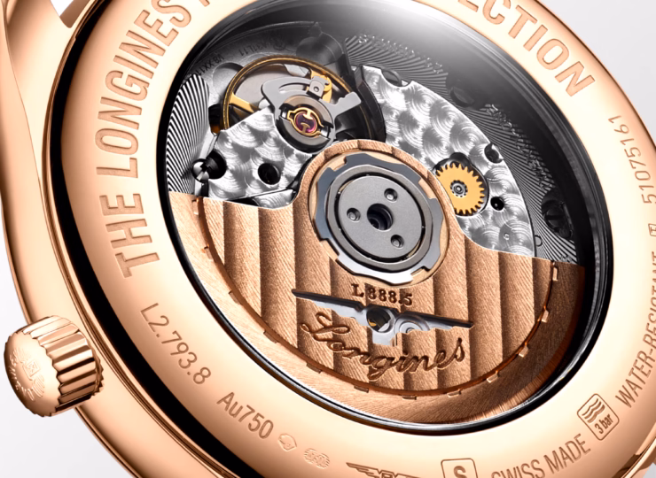 LONGINES マスターコレクション 40mm シルバー「バーリーコーン」文字盤 18Kピンクゴールド L2.793.8.78.3