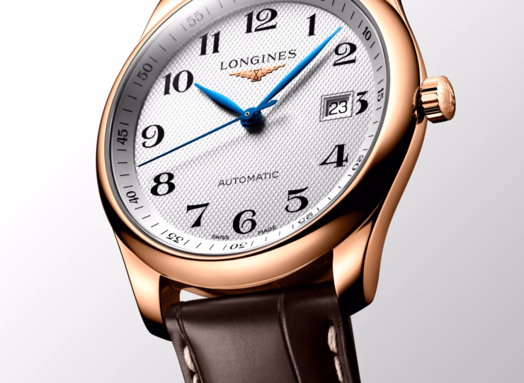 LONGINES マスターコレクション 40mm シルバー「バーリーコーン」文字盤 18Kピンクゴールド L2.793.8.78.3