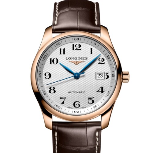 マスターコレクション 40mm シルバー「バーリーコーン」文字盤 18Kピンクゴールド