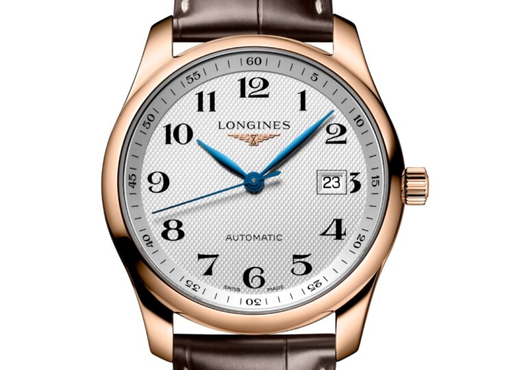 LONGINES マスターコレクション 40mm シルバー「バーリーコーン」文字盤 18Kピンクゴールド L2.793.8.78.3