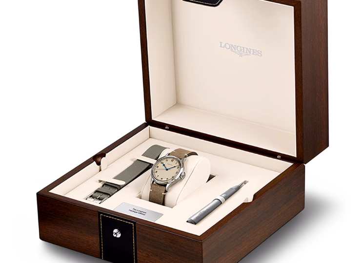 LONGINES アビゲーション 38.5mm シルバー文字盤 L2.819.4.93.2