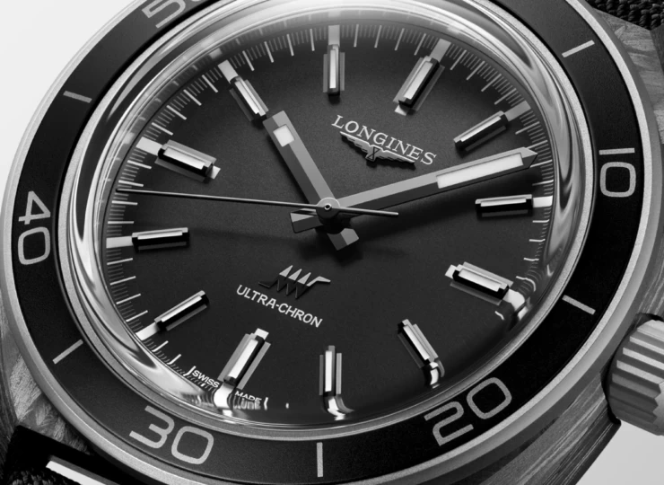 LONGINES ウルトラクロン 43mm アンスラサイト文字盤 L2.839.4.52.2