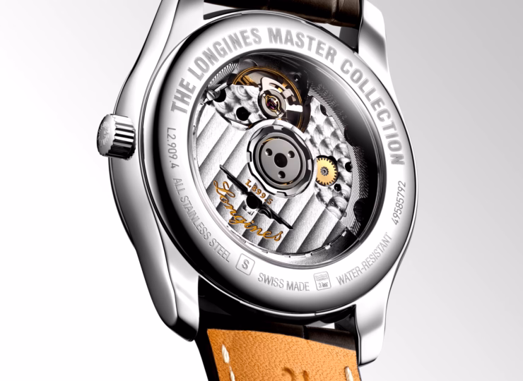 LONGINES マスターコレクション ムーンフェイズ 40mm シルバー「バーリーコーン」文字盤 ステンレススティール アリゲーターストラップ L2.909.4.78.3