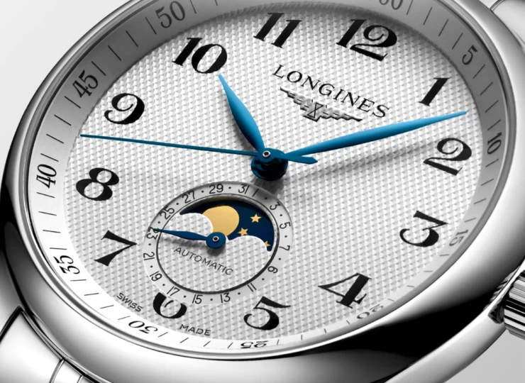 LONGINES マスターコレクション ムーンフェイズ 40mm シルバー「バーリーコーン」文字盤 ステンレススティール ブレスレット L2.909.4.78.6