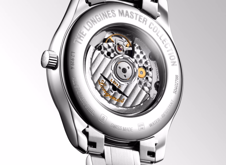 LONGINES マスターコレクション ムーンフェイズ 42mm シルバー「バーリーコーン」文字盤 ステンレススティール ブレスレット L2.919.4.78.6