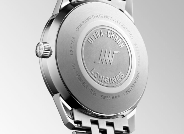 LONGINES ウルトラクロン 40mm シルバー「サンレイ」文字盤 ステンレススティール ブレスレット L2.937.4.72.6