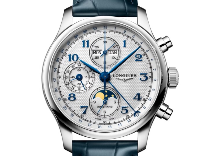 LONGINES マスターコレクション クロノ ムーンフェイズ 41mm L2.962.4.73.2