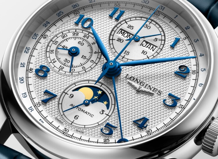LONGINES マスターコレクション クロノ ムーンフェイズ 41mm L2.962.4.73.2