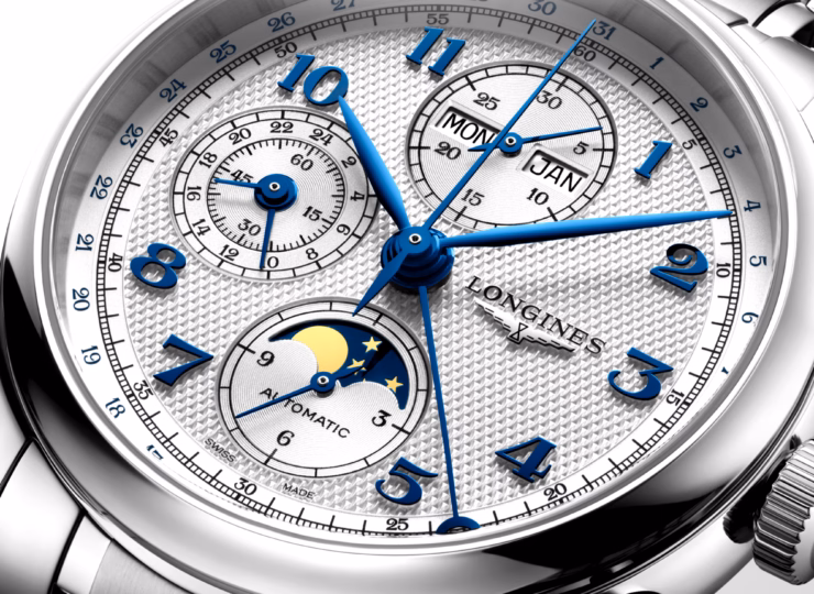 LONGINES マスターコレクション クロノ ムーンフェイズ 41mm L2.962.4.73.6