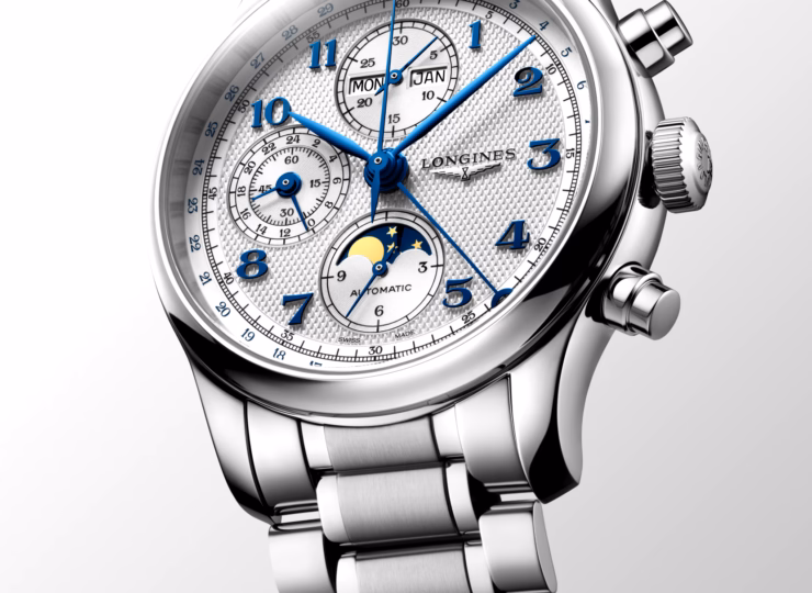 LONGINES マスターコレクション クロノ ムーンフェイズ 41mm L2.962.4.73.6