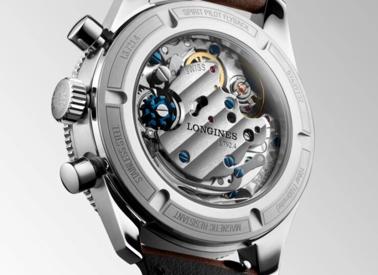 LONGINES スピリット パイロット フライバック 39.5mm マットブラック文字盤 L3.721.4.53.2