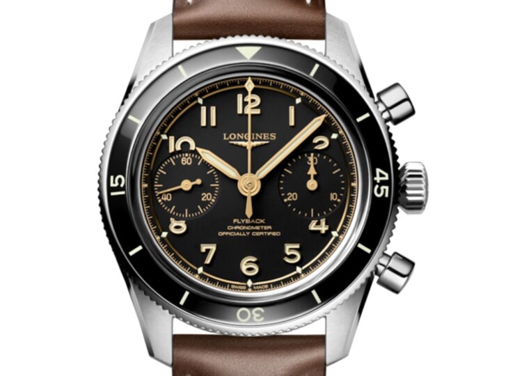 LONGINES スピリット パイロット フライバック 39.5mm マットブラック文字盤 L3.721.4.53.2