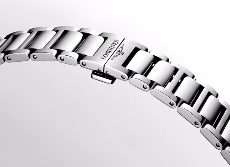 LONGINES コンクエスト 38mm ブルー サンドブラスト仕上げ文字盤 ステンレススティール L3.750.4.92.6