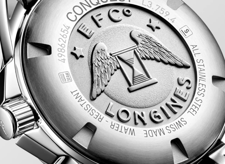 LONGINES コンクエスト 41mm ブルー「サンレイ」文字盤 ステンレススティール ブレスレット L3.759.4.96.6