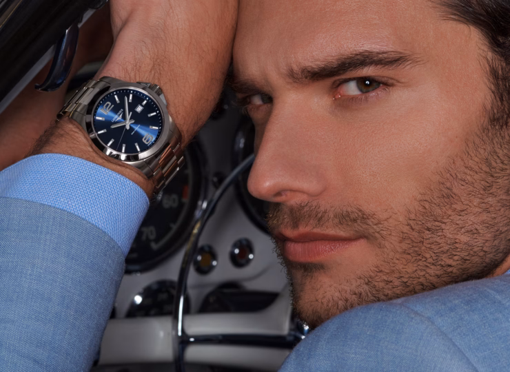 LONGINES コンクエスト 43mm ブルー「サンレイ」文字盤 L3.760.4.96.6