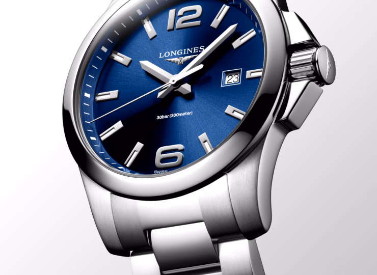 LONGINES コンクエスト 43mm ブルー「サンレイ」文字盤 L3.760.4.96.6