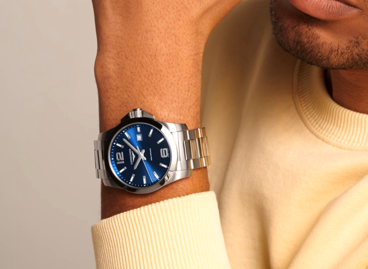 LONGINES コンクエスト 43mm ブルー「サンレイ」文字盤 L3.760.4.96.6