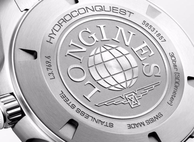 LONGINES ハイドロコンクエスト 42mm ブルー サンドブラスト仕上げ文字盤 ステンレススティール L3.769.4.96.6