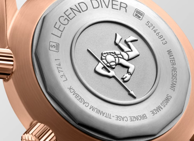LONGINES レジェンドダイバー 42mm グリーン文字盤 L3.774.1.50.2