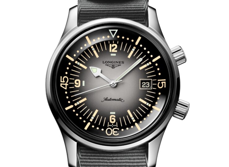 LONGINES レジェンドダイバー 42mm グレー文字盤 L3.774.4.70.2