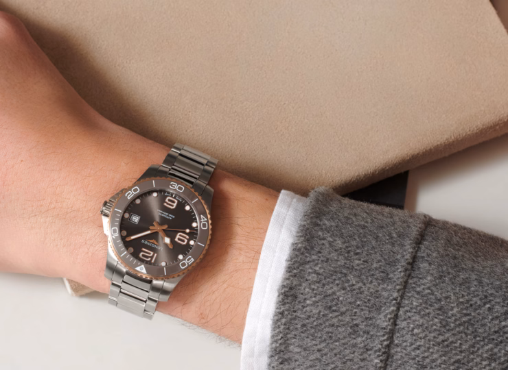 LONGINES ハイドロコンクエスト 39mm サンレイグレー文字盤 L3.780.3.78.6