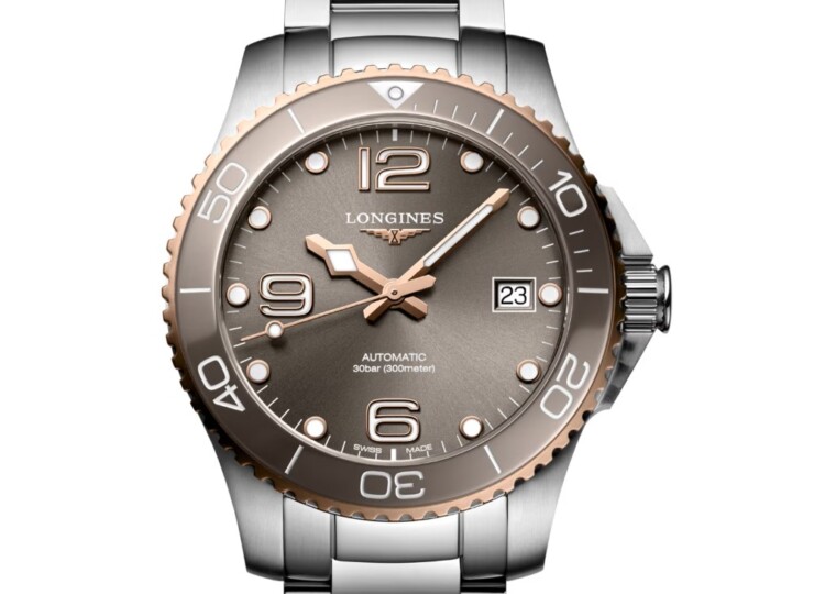 LONGINES ハイドロコンクエスト 39mm サンレイグレー文字盤 L3.780.3.78.6