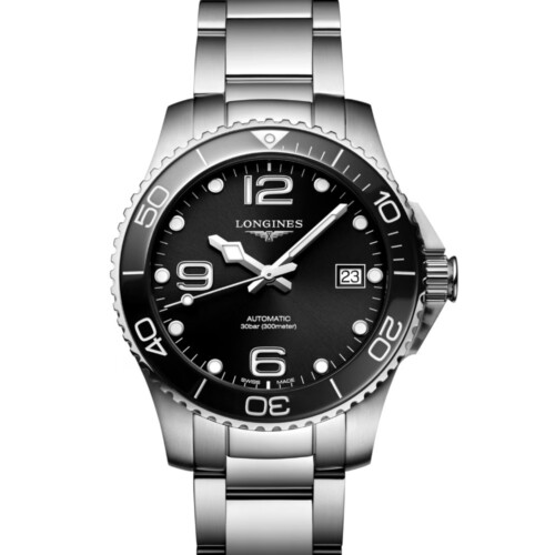 ハイドロコンクエスト 39mm ブラック「サンレイ」文字盤