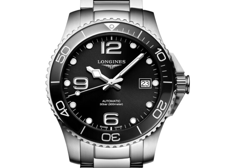 LONGINES ハイドロコンクエスト 39mm ブラック「サンレイ」文字盤 L3.780.4.56.6