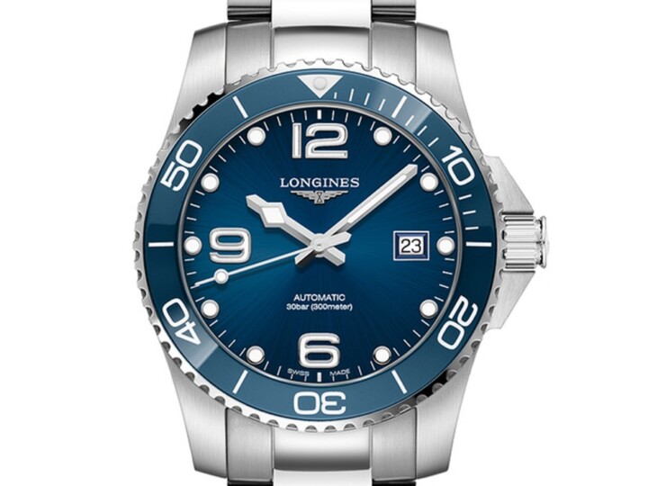 LONGINES ハイドロコンクエスト 41mm ブルー「サンレイ」文字盤 L3.781.4.96.6